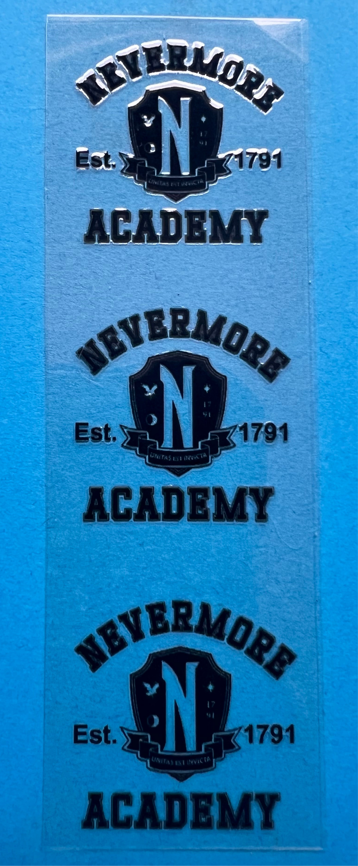 Nevermore Academy pen wrap UVDTF