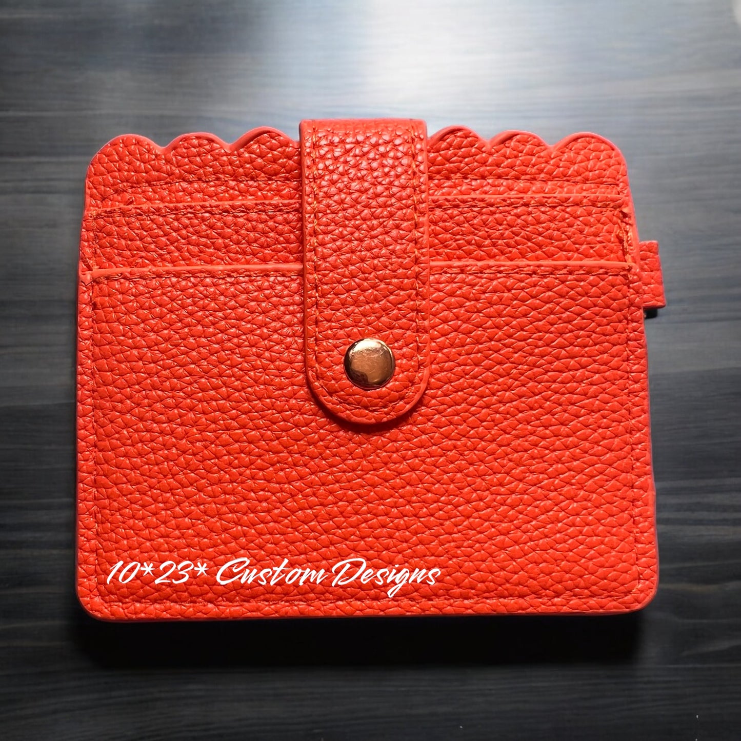 Orange Mini Card Wallet