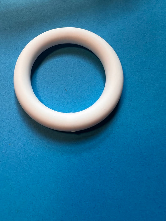 White silicone ring