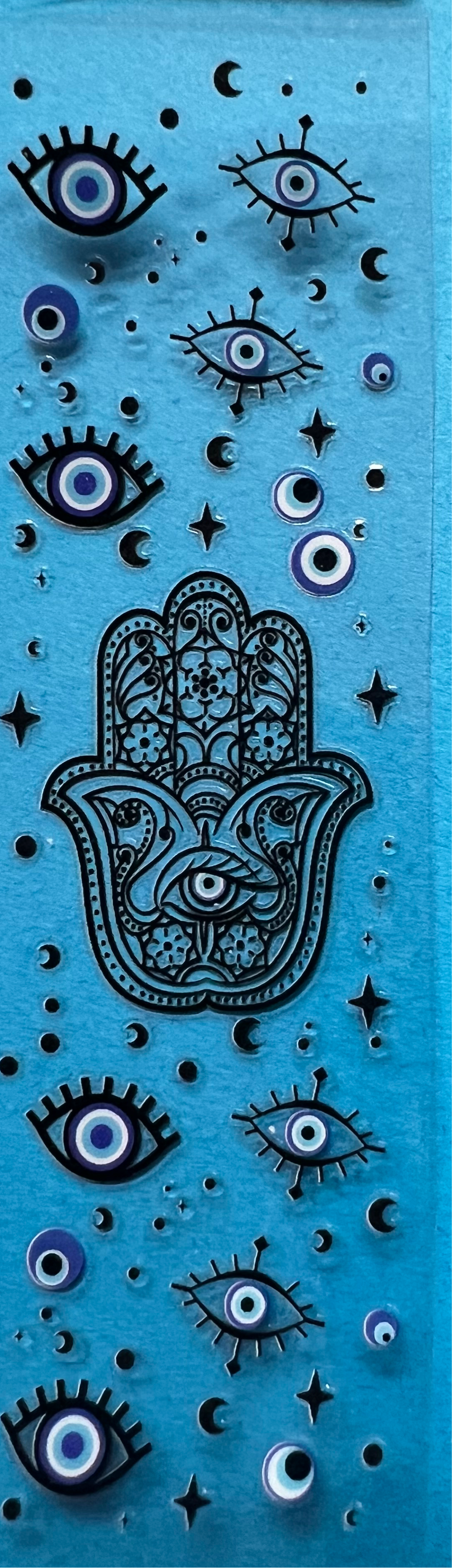 Hamsa pen wrap UVDTF