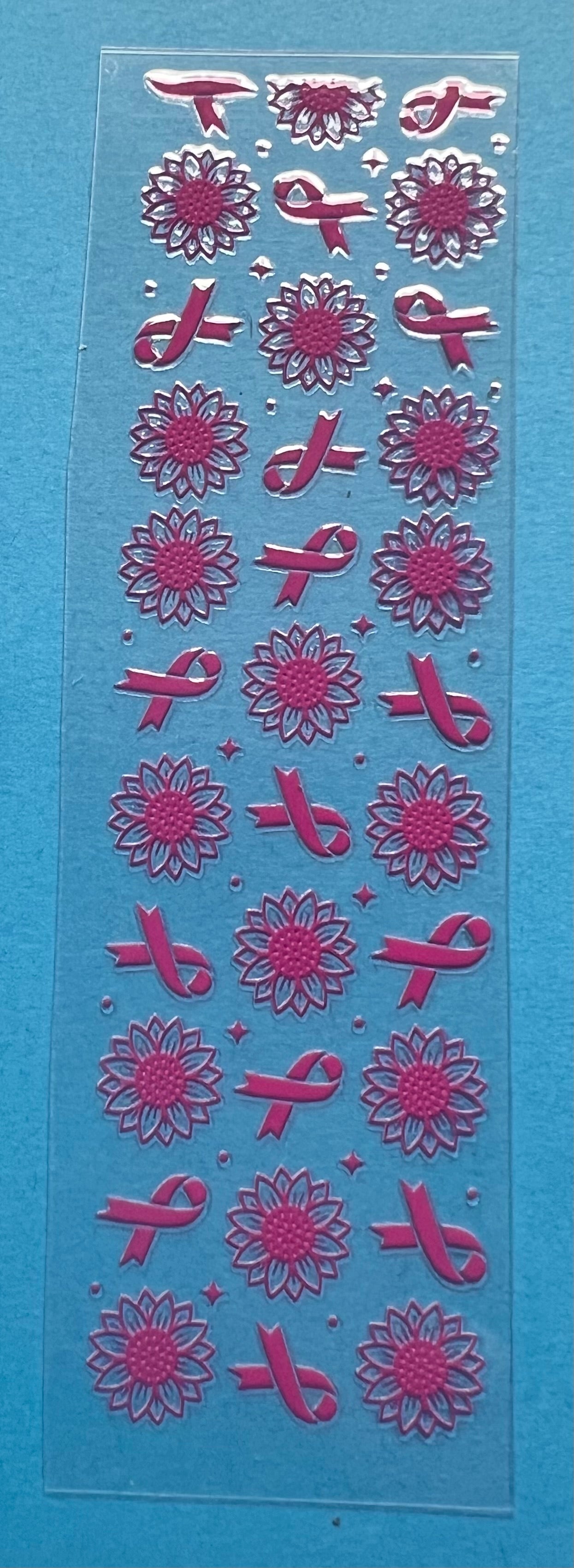 Cancer Awareness Ribbon pen wrap