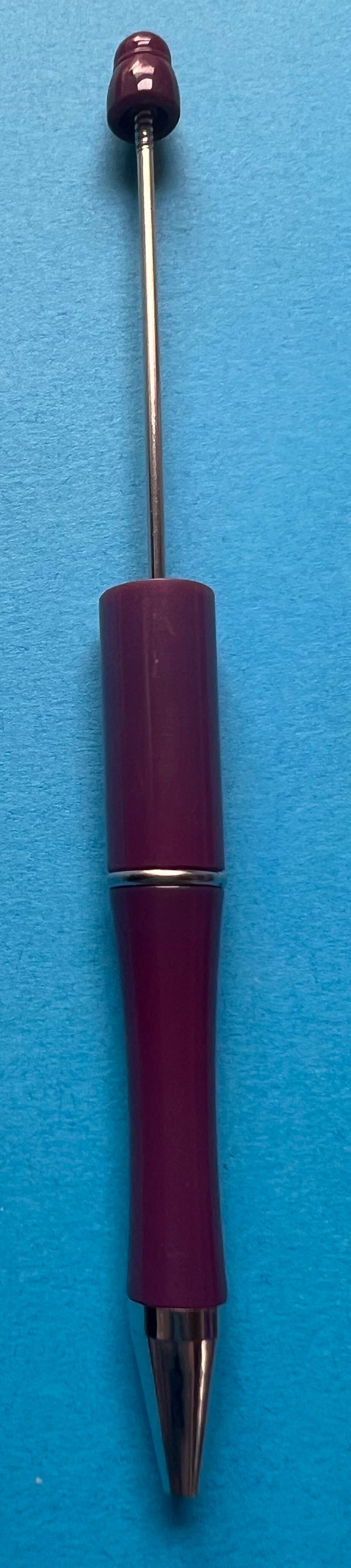 Beadable Pen Plum Purple