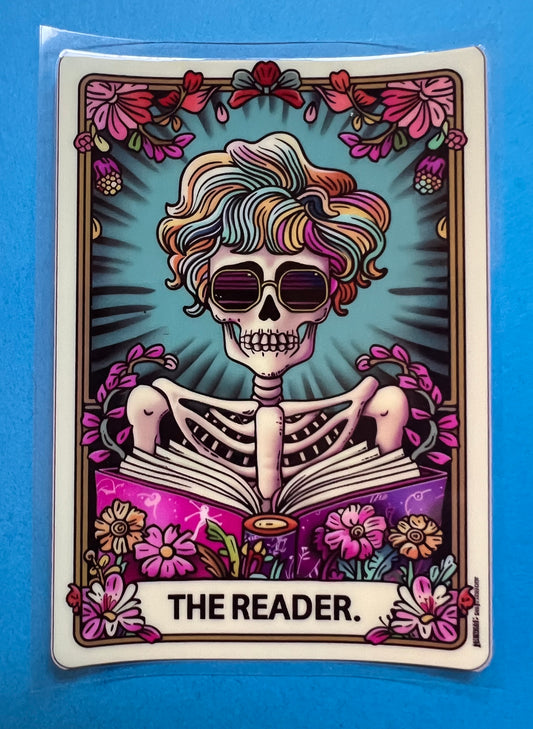 The Reader Tarot Card Decal