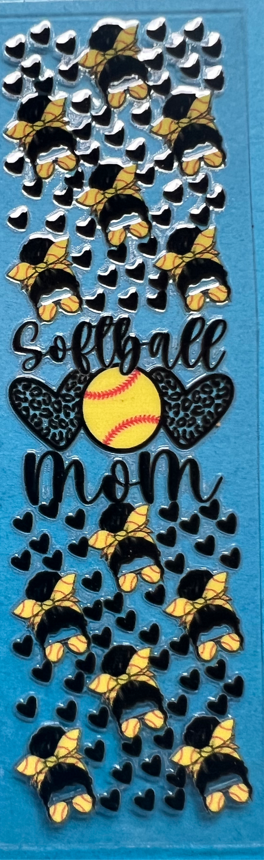 Softball mom pen wrap UVDTF