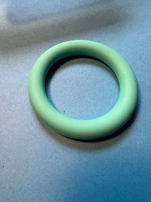 Teal silicone ring