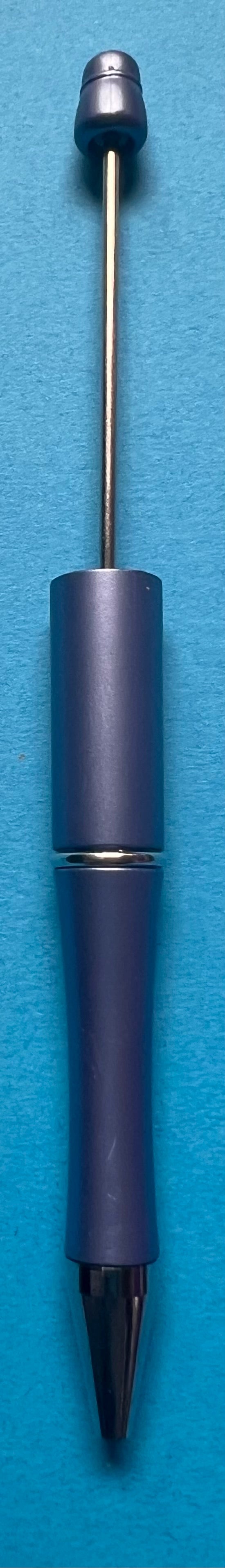 Beadable Pen Metallic Blue