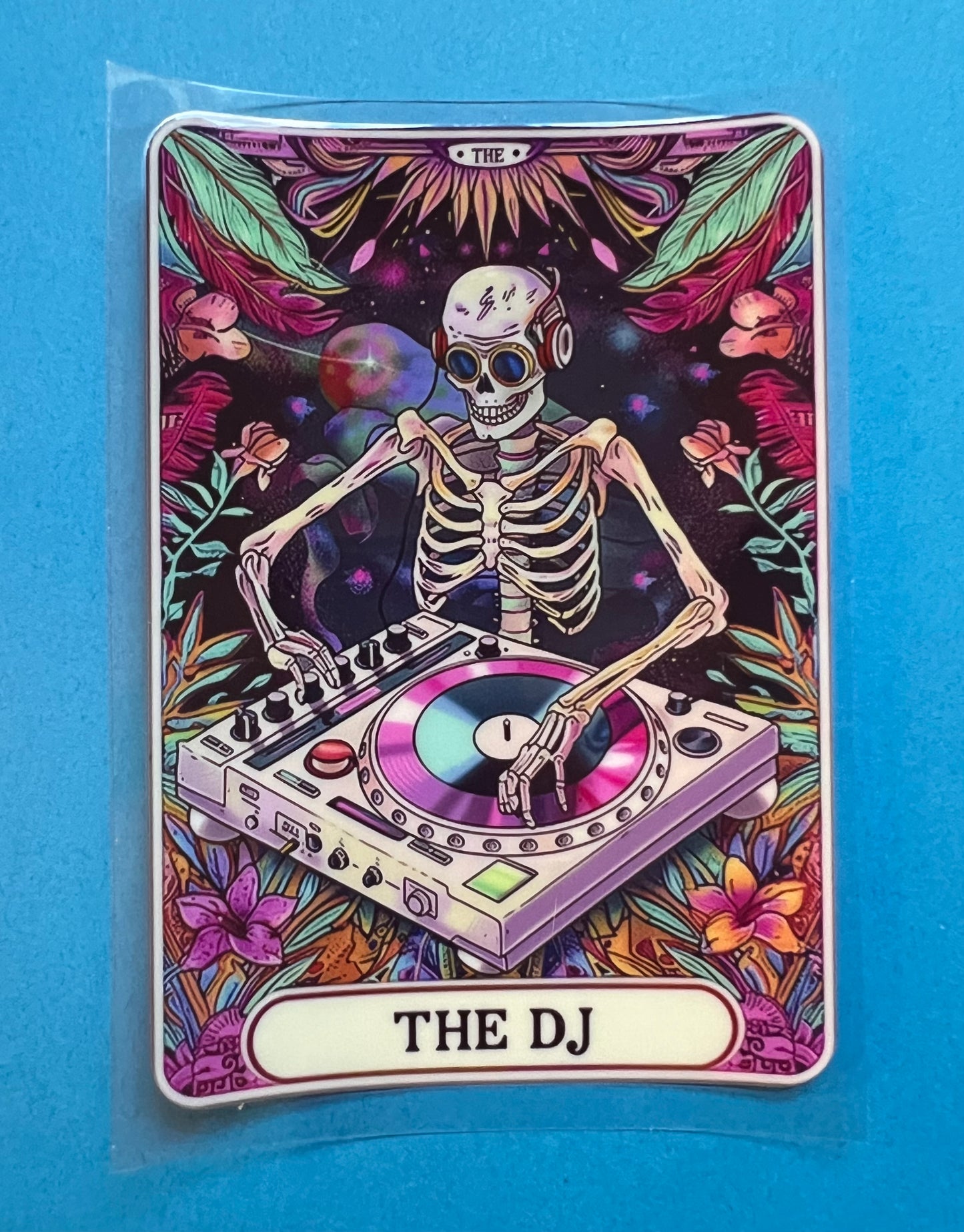 The DJ Tarot Card Decal