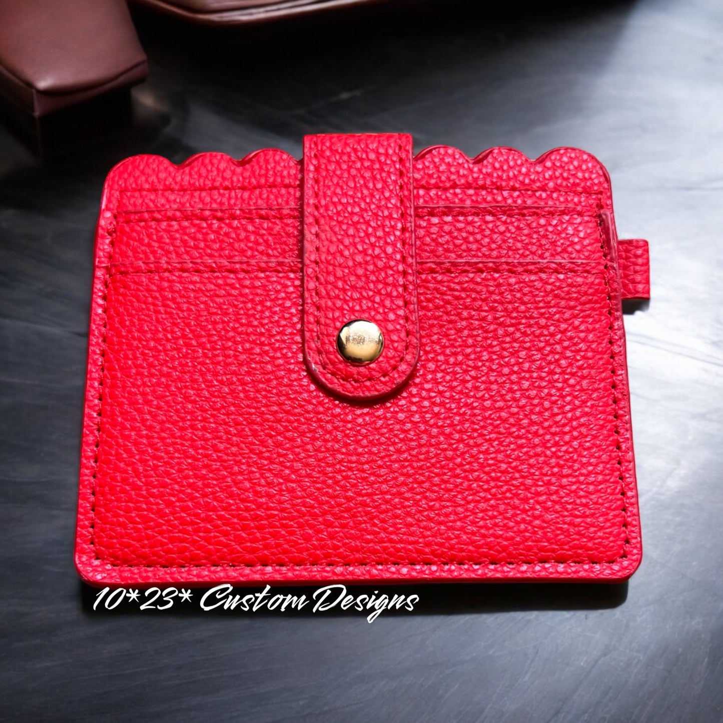 Red Mini Card Holder