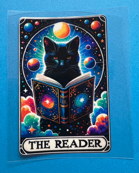 The reader Tarot Card Decal