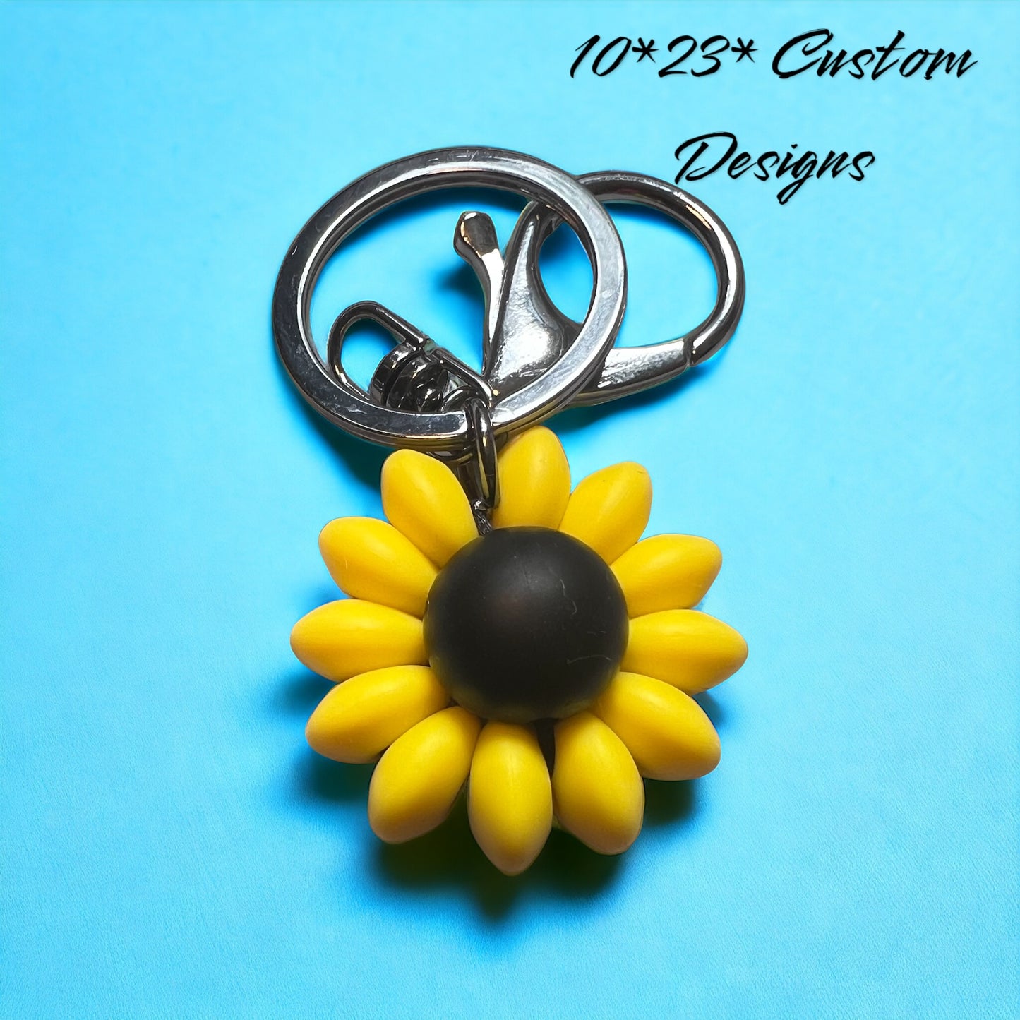 Sunflower keychain style 3