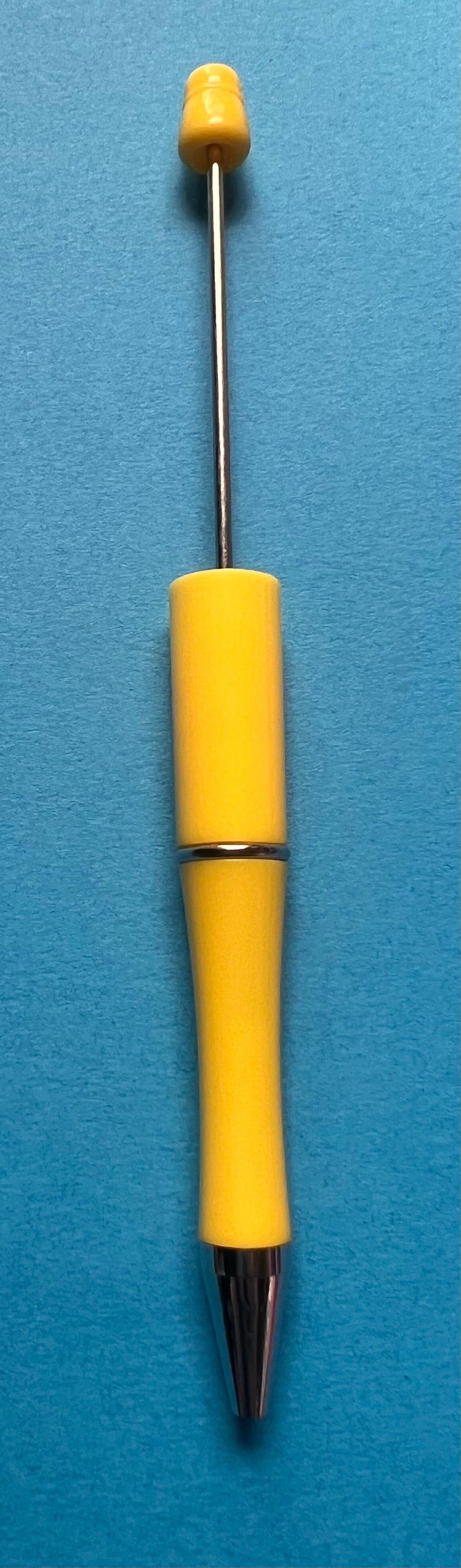 Beadable Pen Yellow