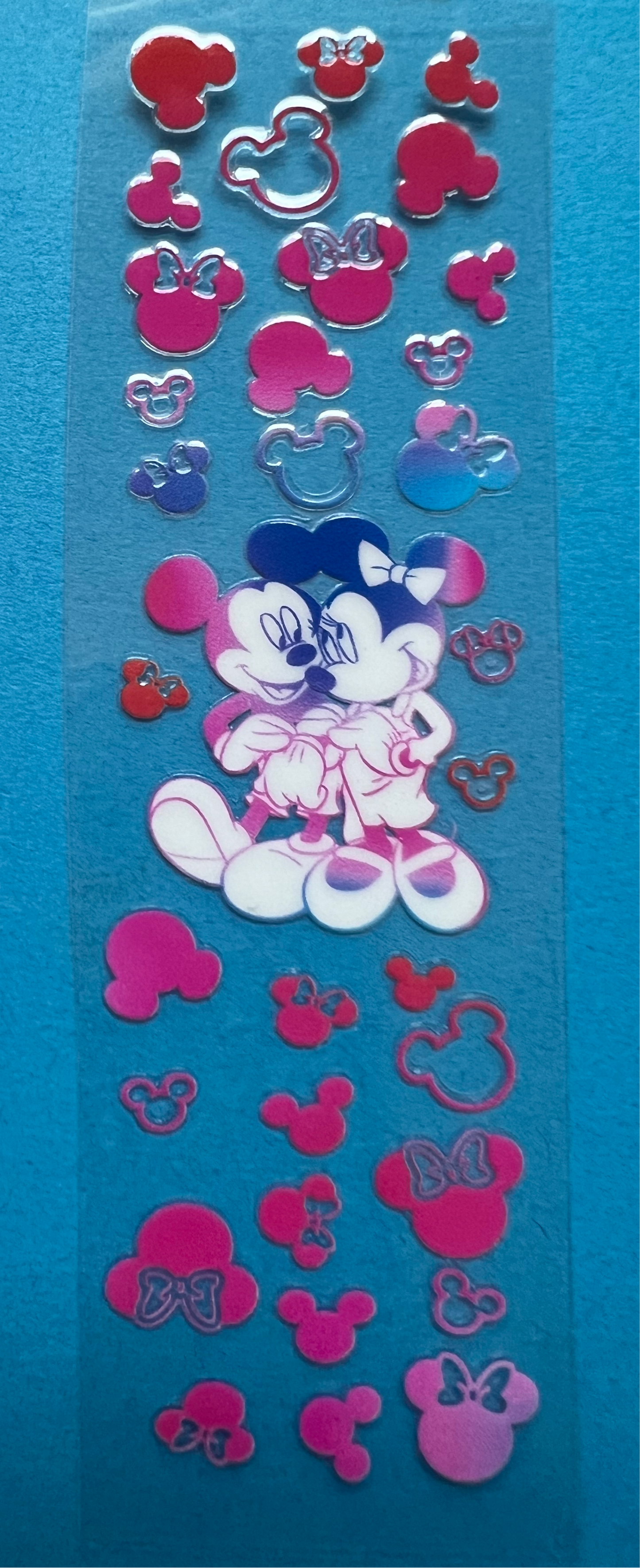 Mickey and Minnie pen wrap UVDTF