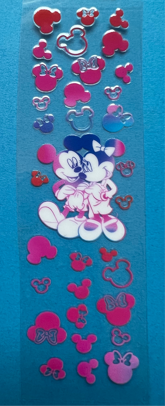 Mickey and Minnie pen wrap UVDTF