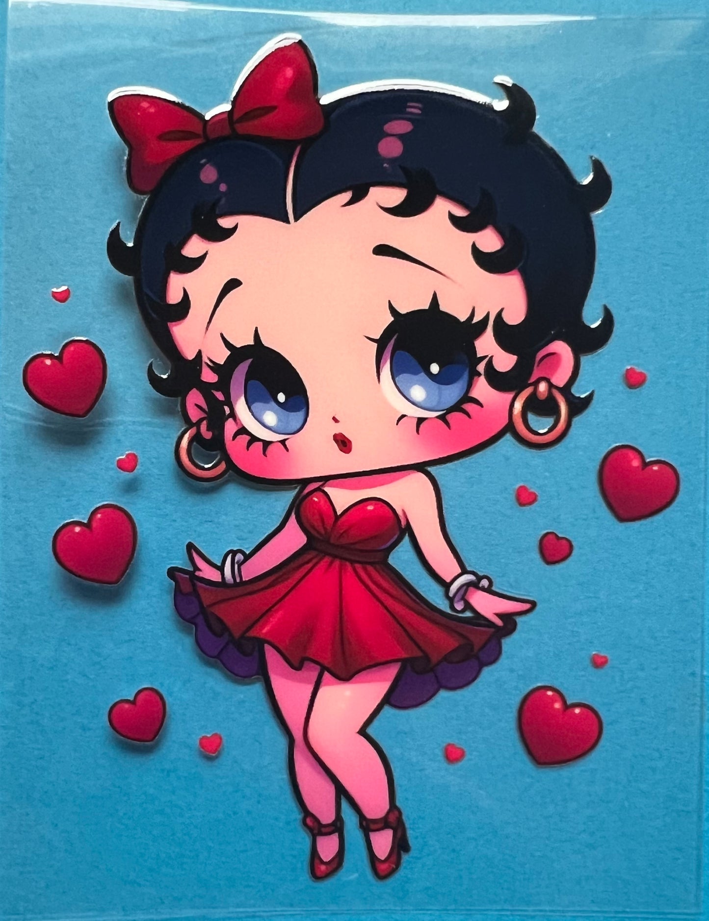 Betty Boop Decal UVDTF