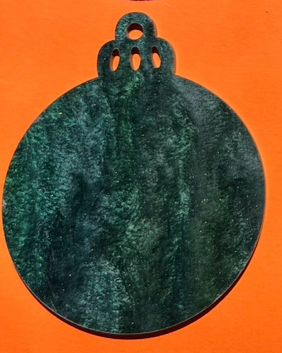 Acrylic ornament blank Galaxy Green