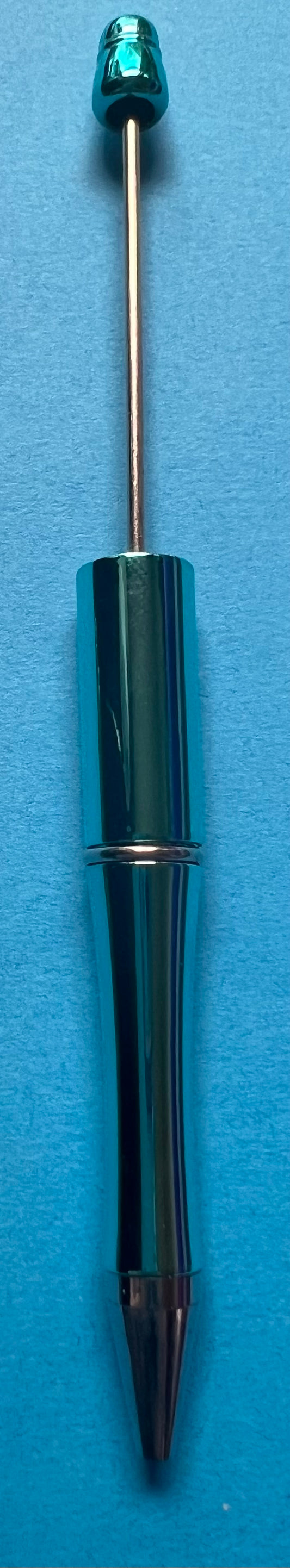 Beadable Pen Metallic Blue