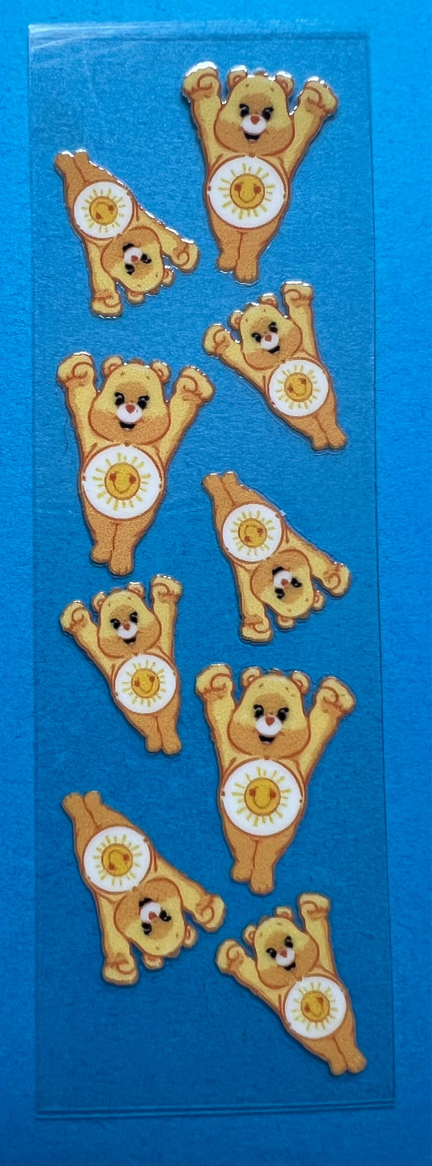 Yellow care bear pen wrap UVDTF