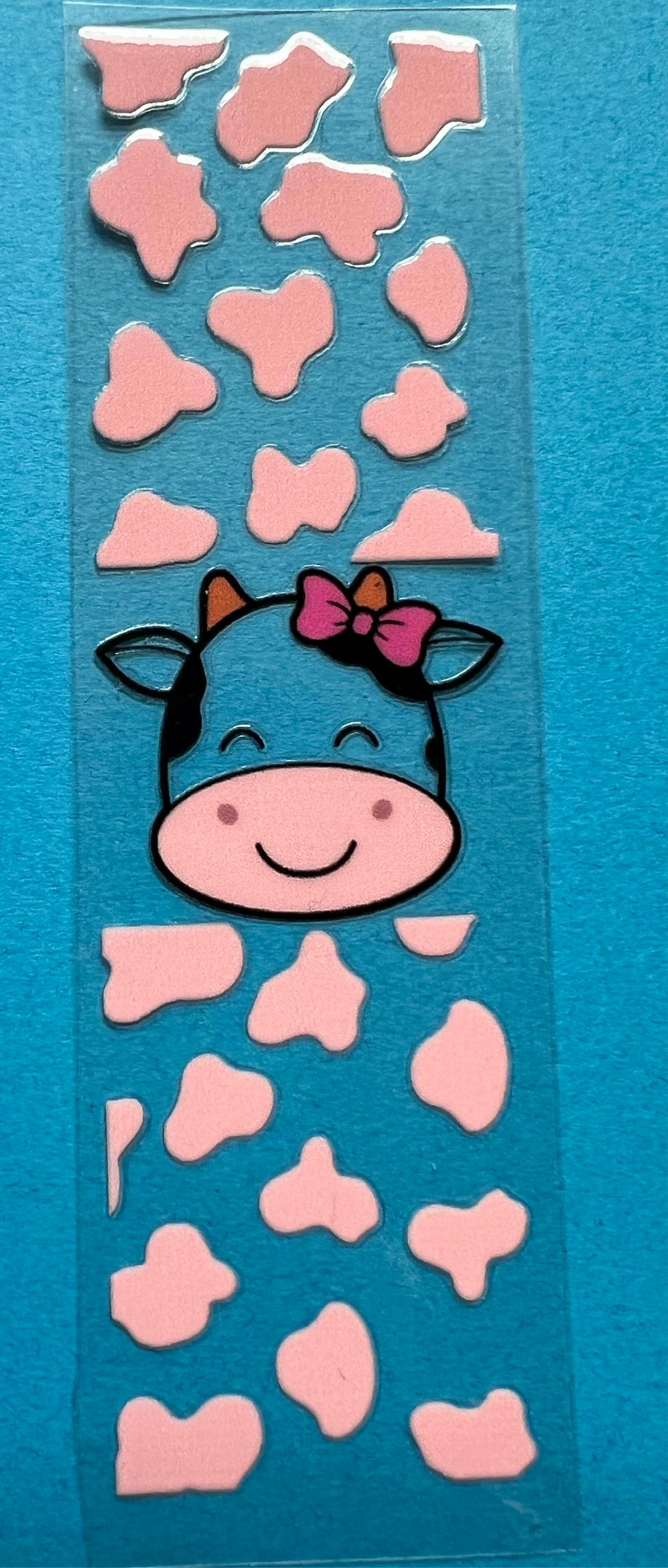 Pink Cow uvdtf pen wrap