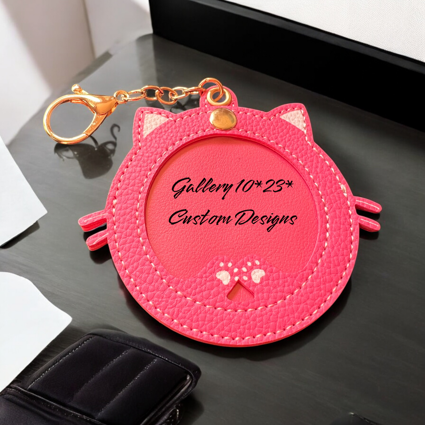 Mini card holder Pink