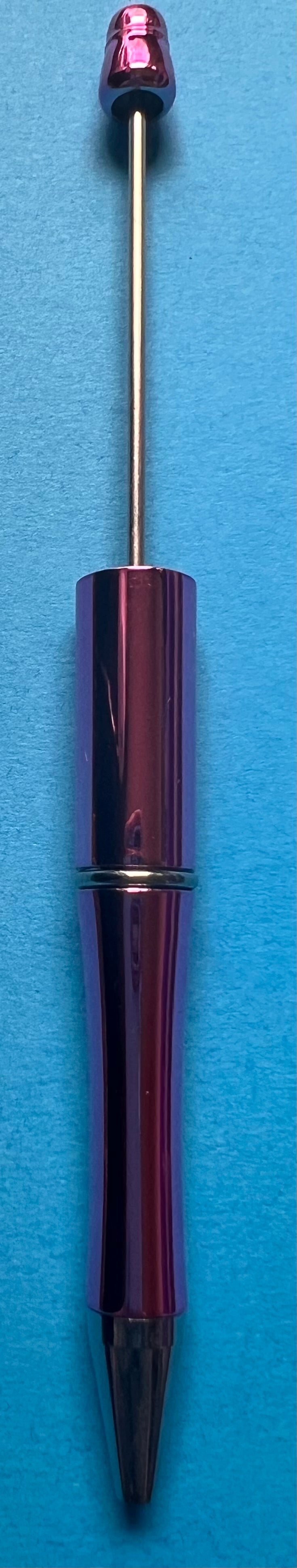 Beadable Pen shiny Pink