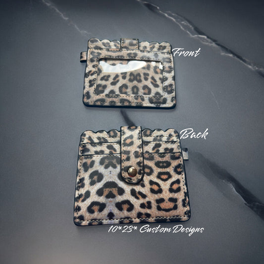 Cheetah mini card wallet