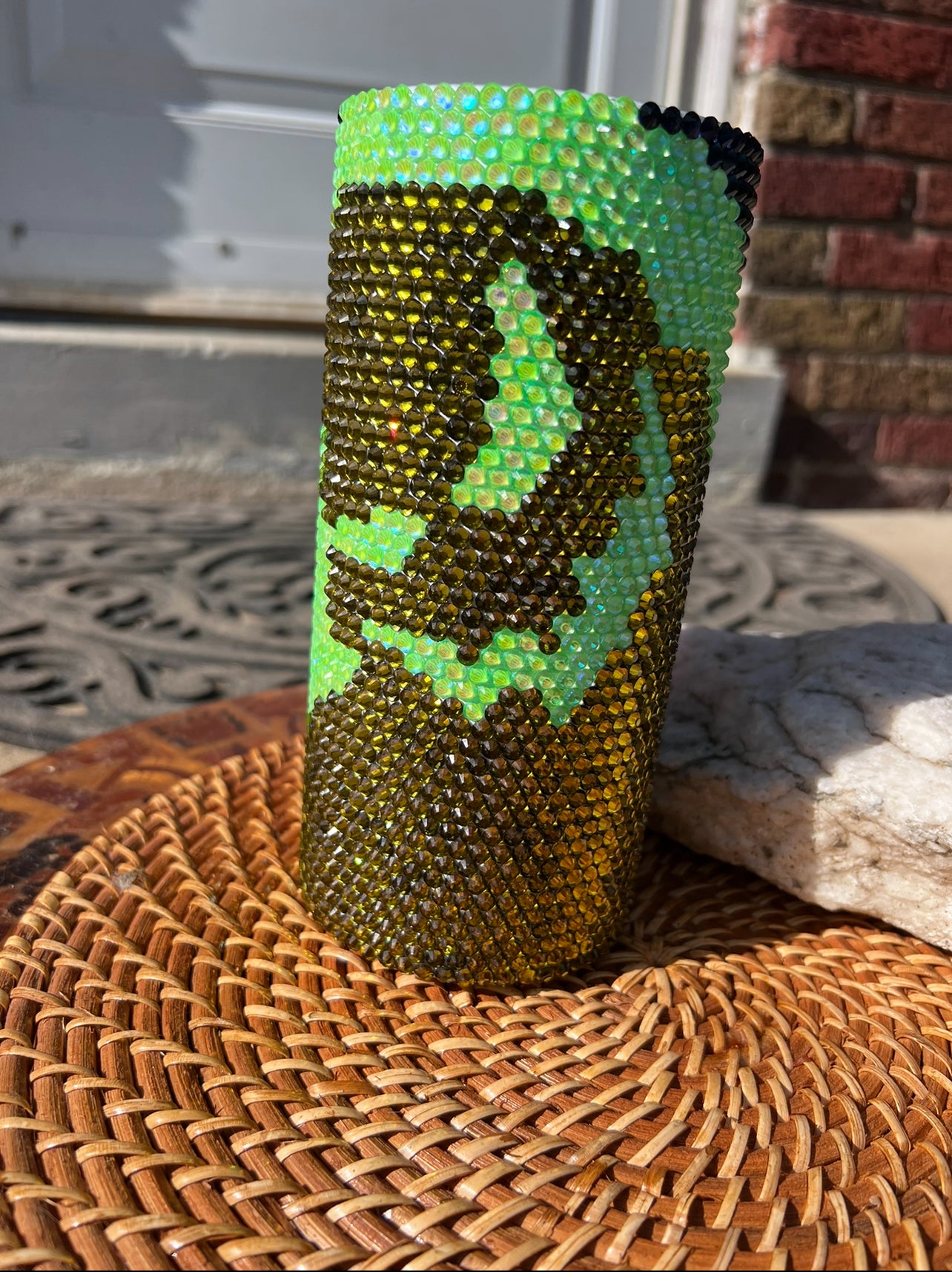 Oogie Boogie 22oz Glass Rhinestone Tumbler