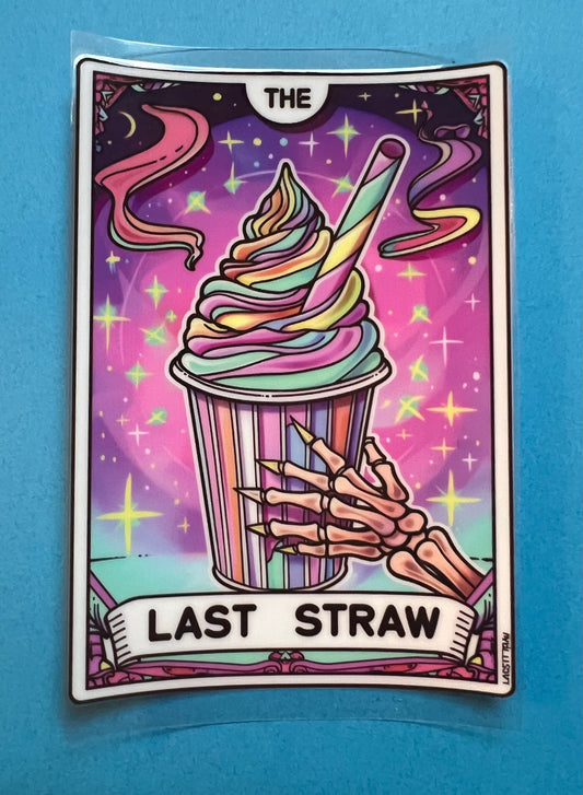 The Last Straw Tarot Card Decal